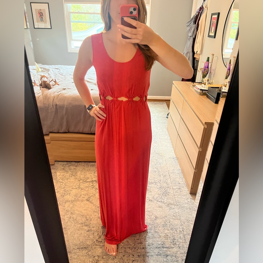 Maxi cut out dress